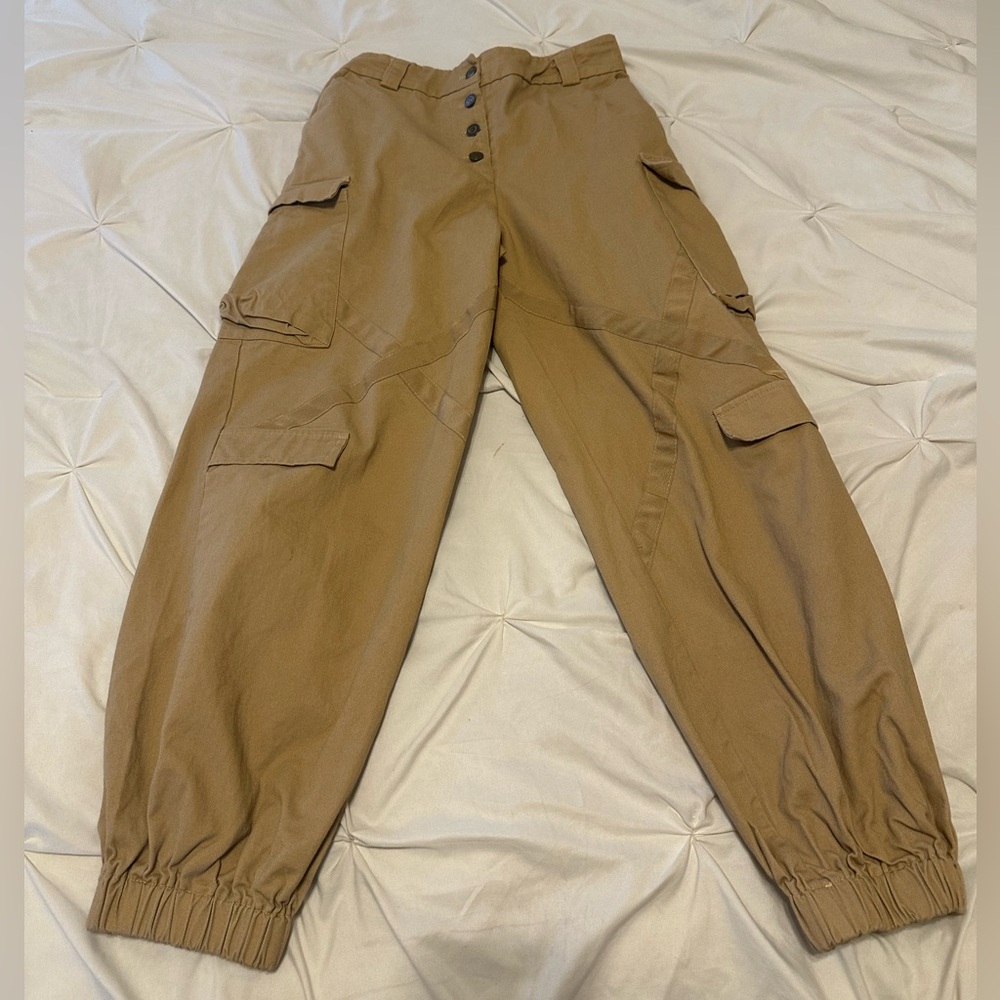 Fashion Nova women's Brown Cargo Pants